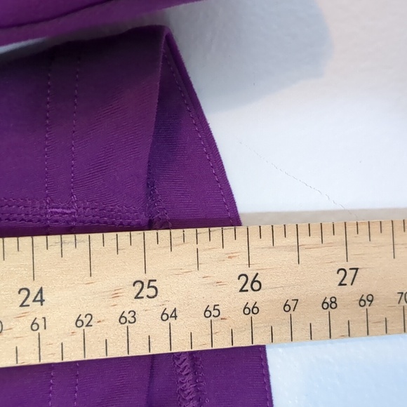 Adidas Climalite Shirt Women's Large Purple Long Sleeve Running Athletic 1/4 Zip - Picture 8 of 9